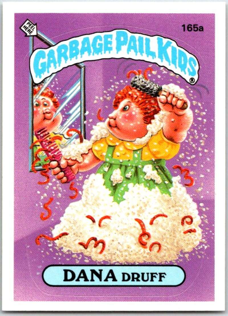 1986 Garbage Pail Kids #165a Dana Druff V48039