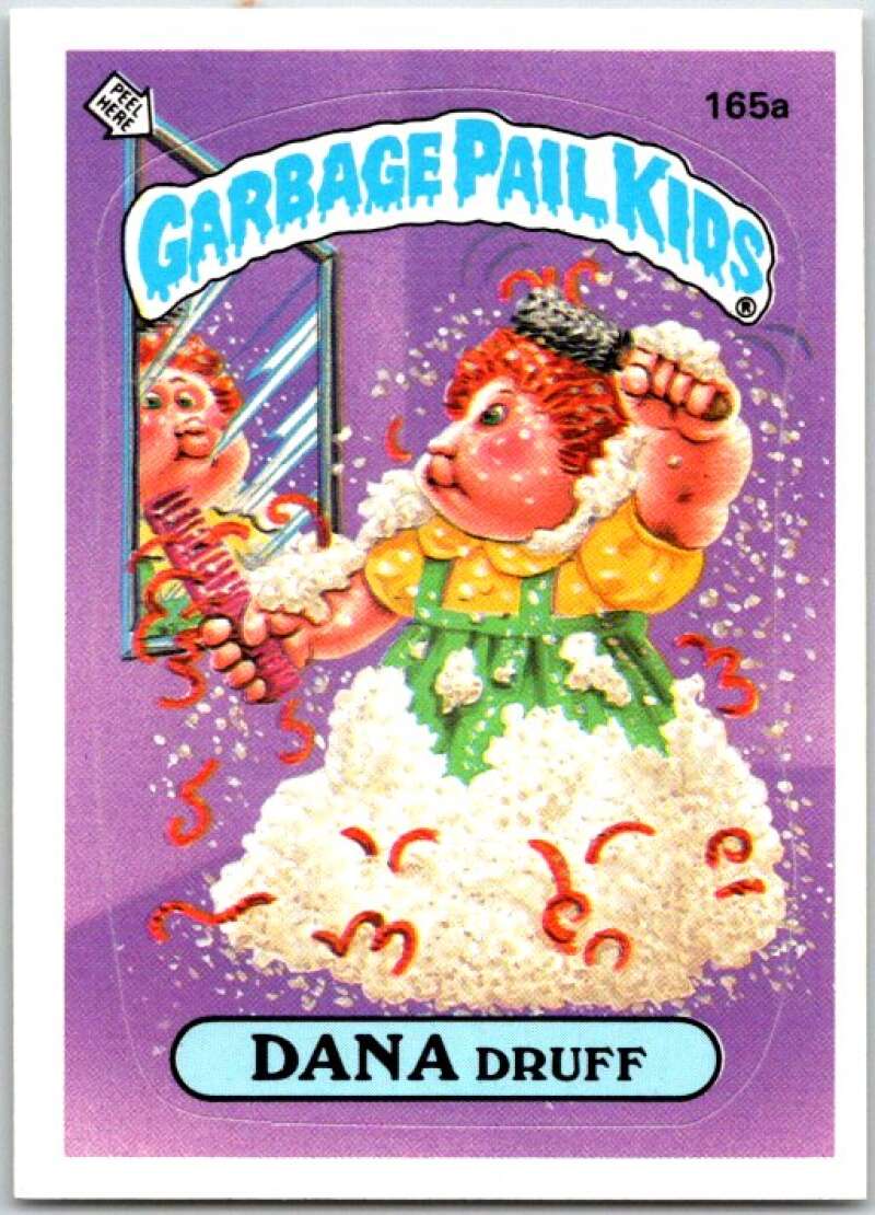 1986 Garbage Pail Kids #165a Dana Druff V48040