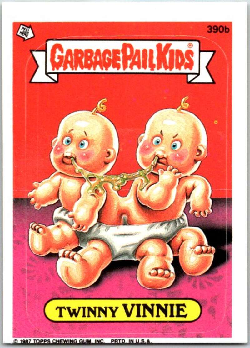 1987 Garbage Pail Kids #390b Twinny Vinnie V48057