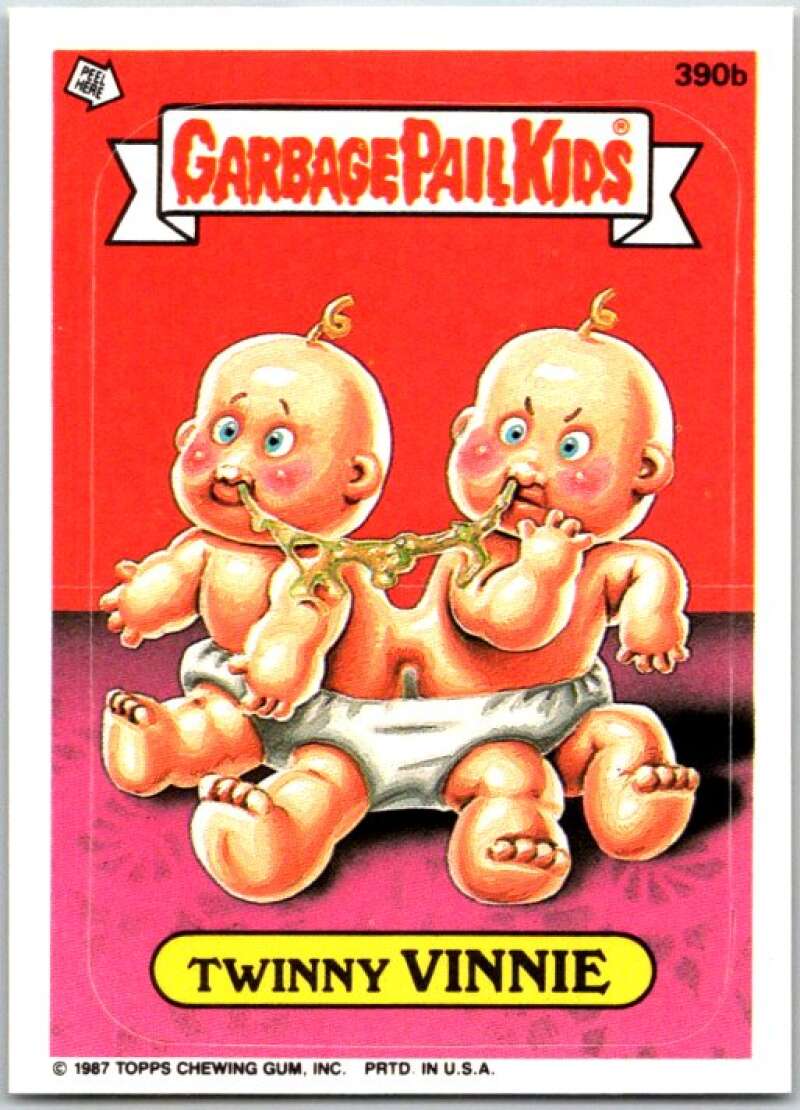 1987 Garbage Pail Kids #390b Twinny Vinnie V48058