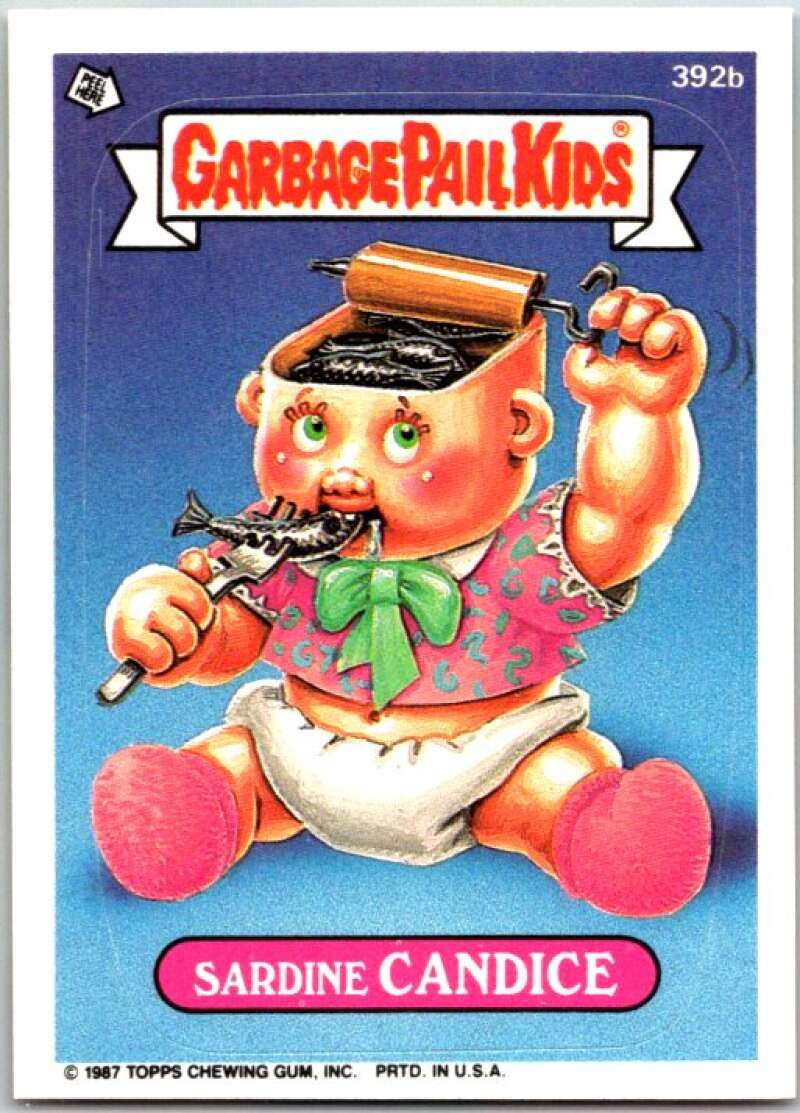 1987 Garbage Pail Kids #392b Sardine Candice V48059