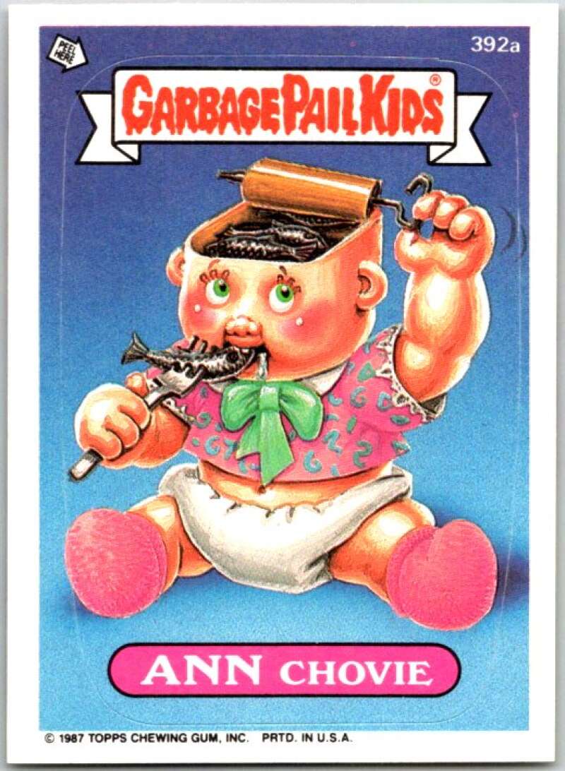 1987 Garbage Pail Kids #392a Ann Chovie V48060