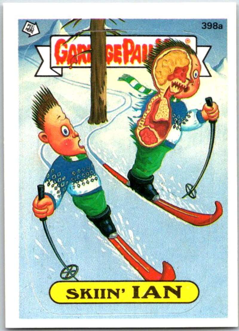 1987 Garbage Pail Kids #398a Skiin' Ian V48063