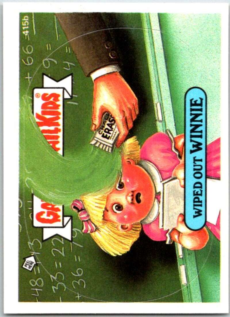 1987 Garbage Pail Kids #415b Wiped Out Winnie V48067