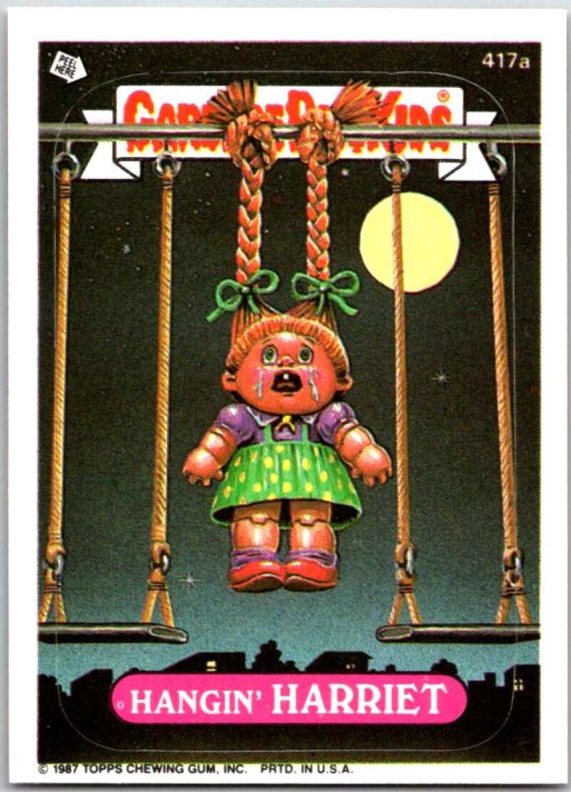 1987 Garbage Pail Kids #417a Hangin' Harriet V48070