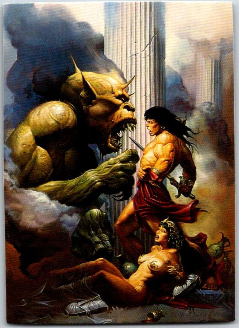 1992 Ken Kelly Fantasy # 24. Looming Menace V48074