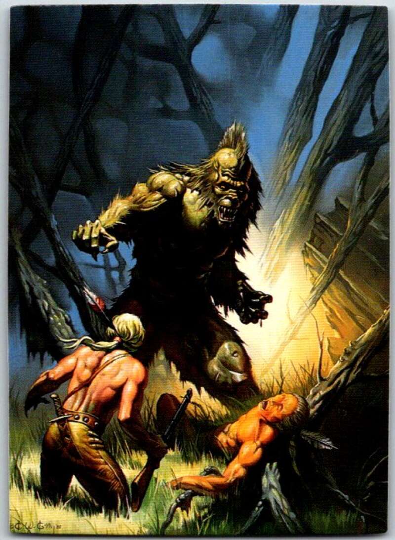 1992 Ken Kelly Fantasy # 33. Sasquatch V48076