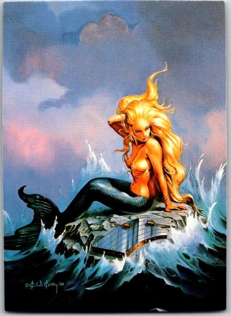 1992 Ken Kelly Fantasy # 45. Mermaid V48077