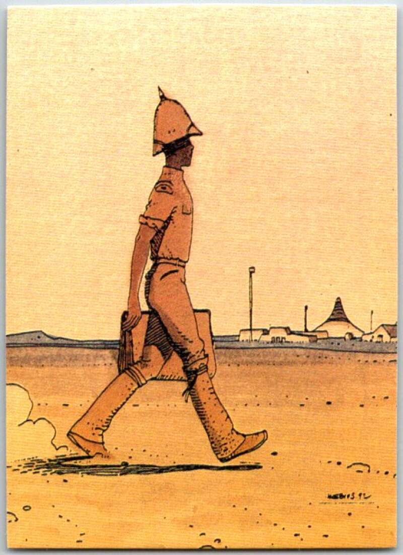 1993 Moebius Comic #1. Major Grubert V48150