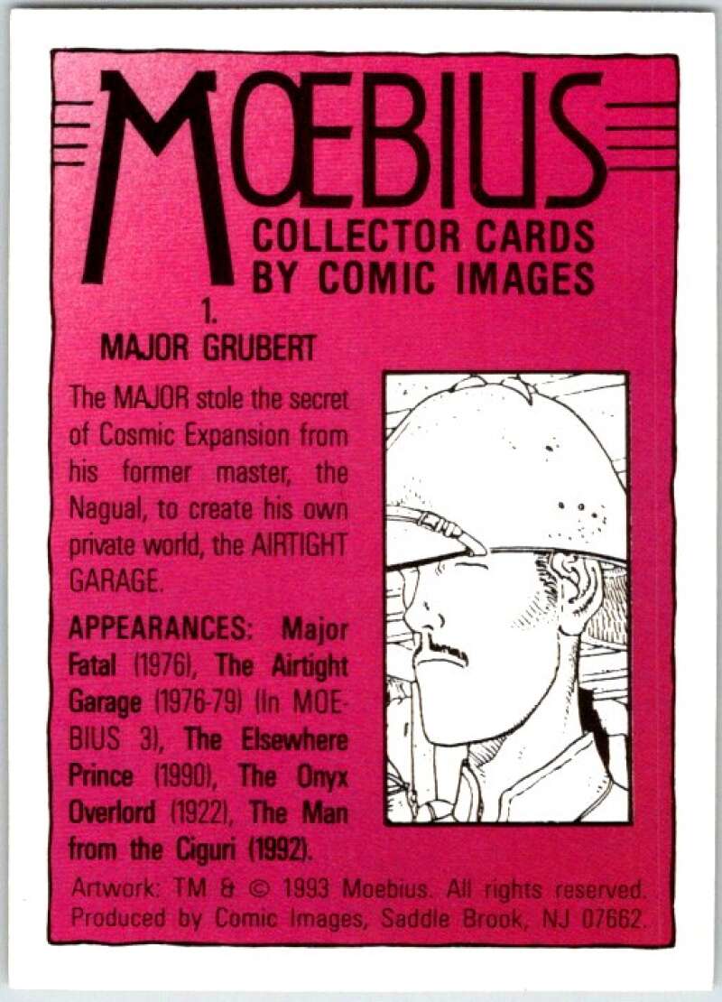 1993 Moebius Comic #1. Major Grubert V48151