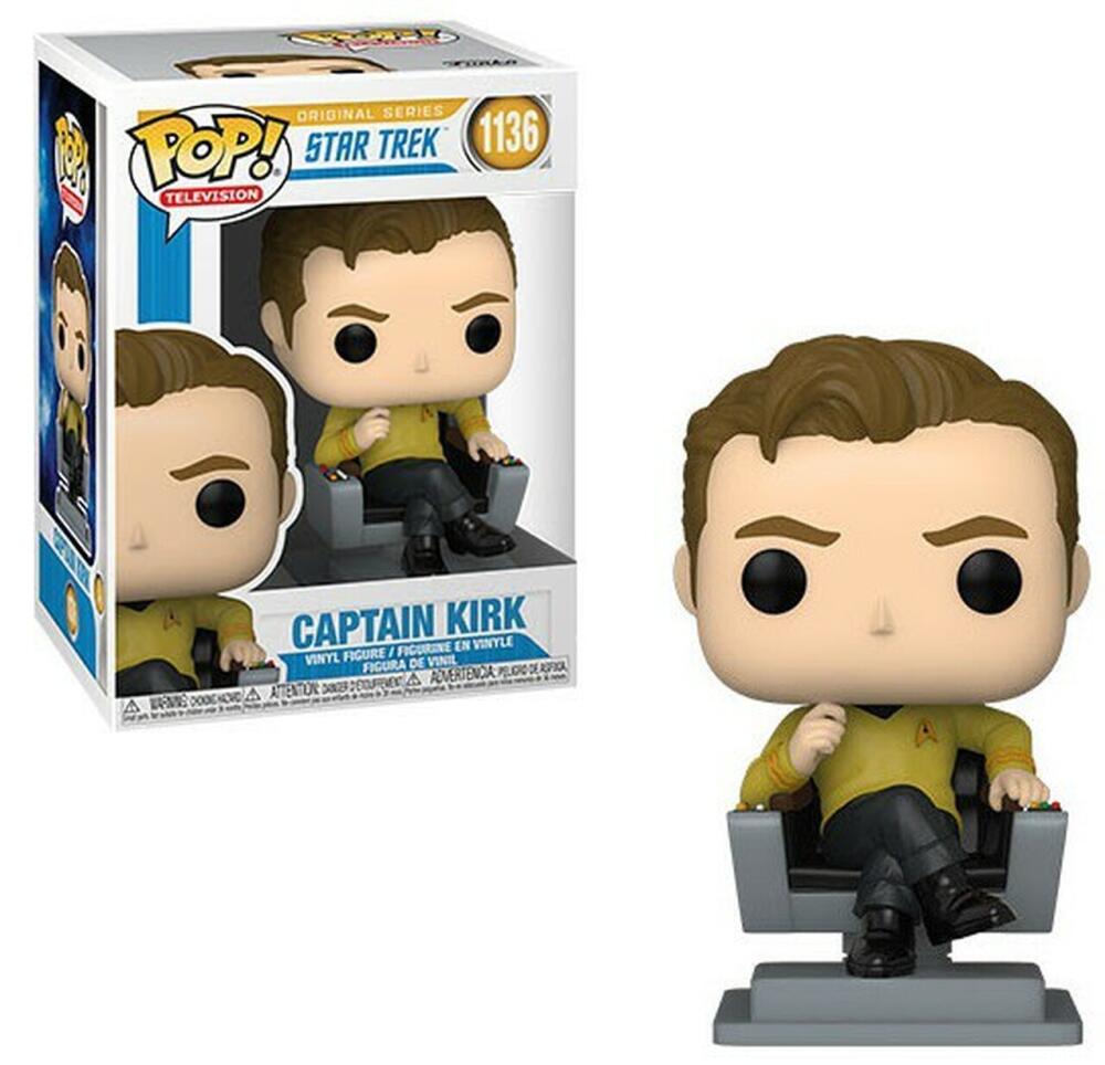 Funko Pop - 1136 Television - Star Trek - Captain Kirk in Chair Vinyl Figure