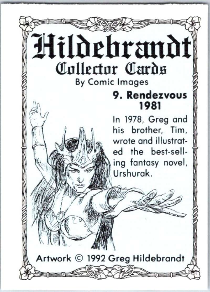 1992 Greg Hildebrandt Comic # 9. Rendezvous 1981  V48389