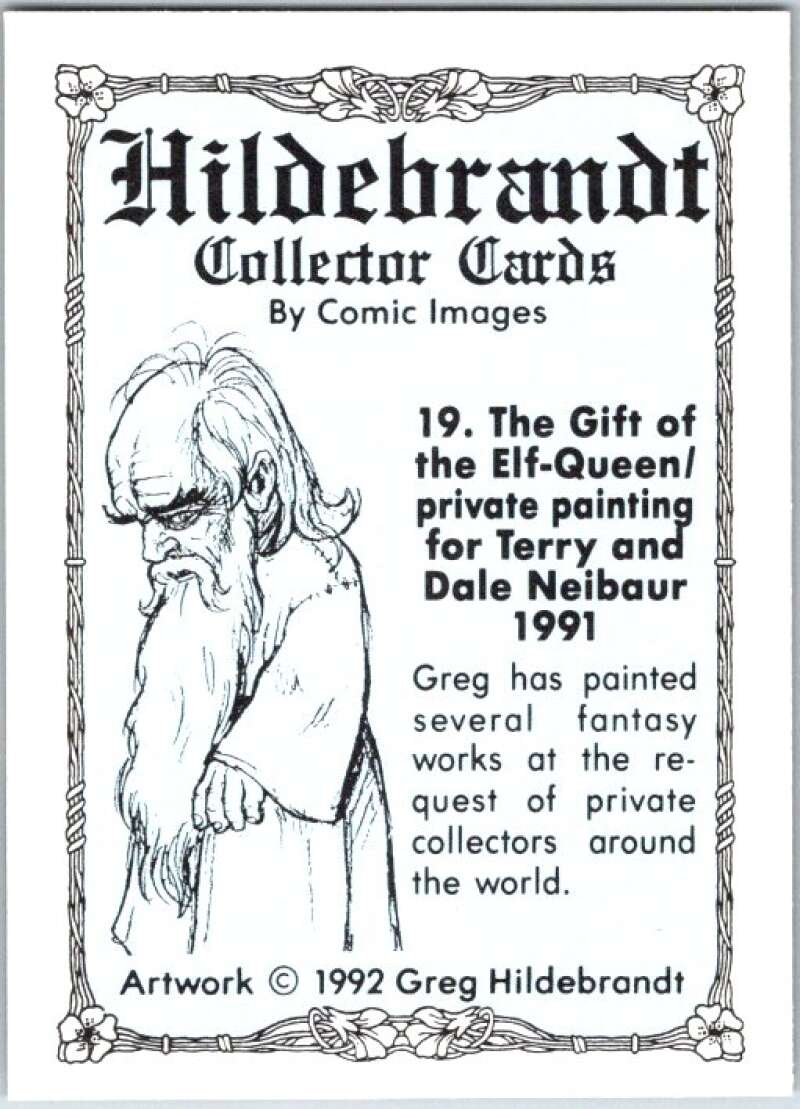 1992 Greg Hildebrandt Comic # 19. The Gift of the Elf-Queen 1991 V48395