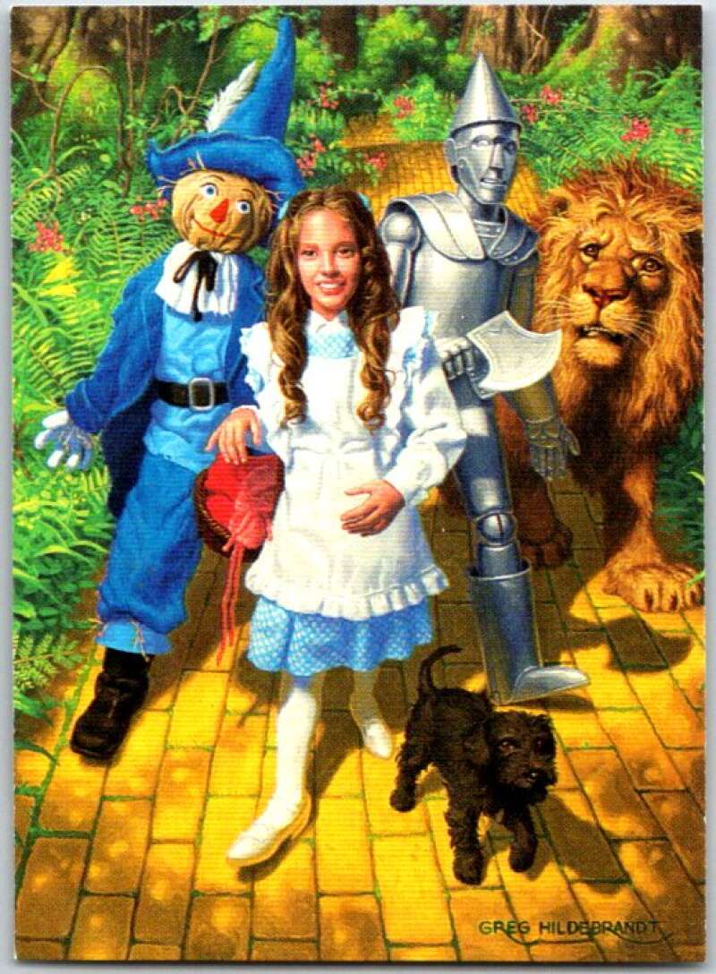 1992 Greg Hildebrandt Comic # 74. Wizard of Oz: The Yellow Brick Road V48437
