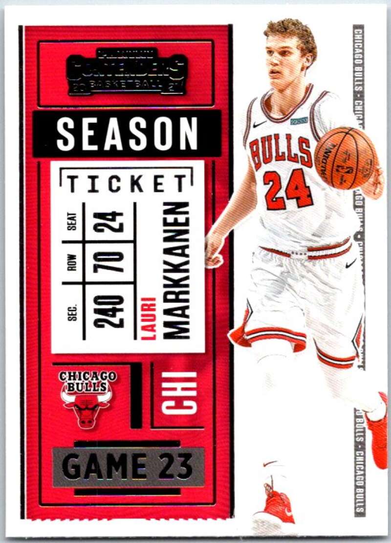 2020-21 Panini Contenders Season Ticket #7 Lauri Markkanen V48349