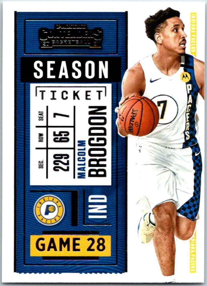 2020-21 Panini Contenders Season Ticket #8 Malcolm Brogdon V48350