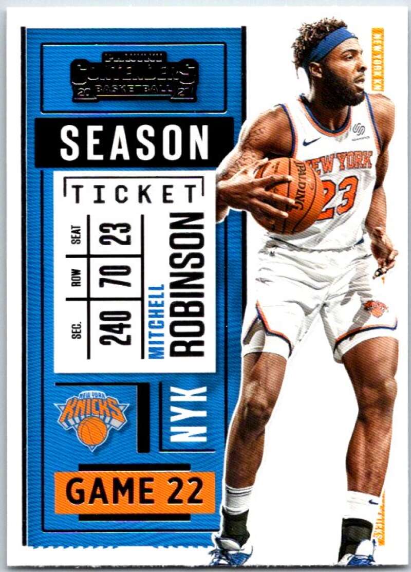 2020-21 Panini Contenders Season Ticket #23 Mitchell Robinson V48356