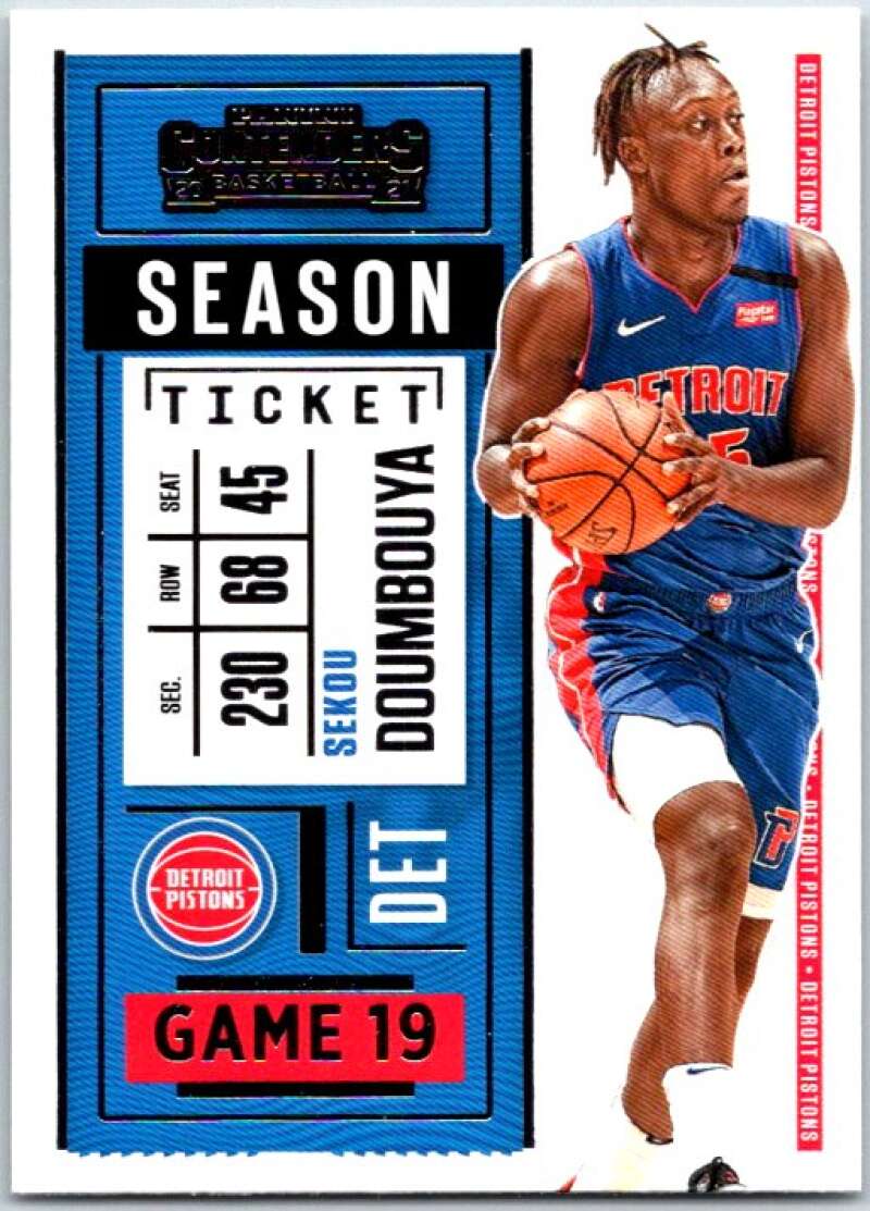 2020-21 Panini Contenders Season Ticket #30 Sekou Doumbouya V48358