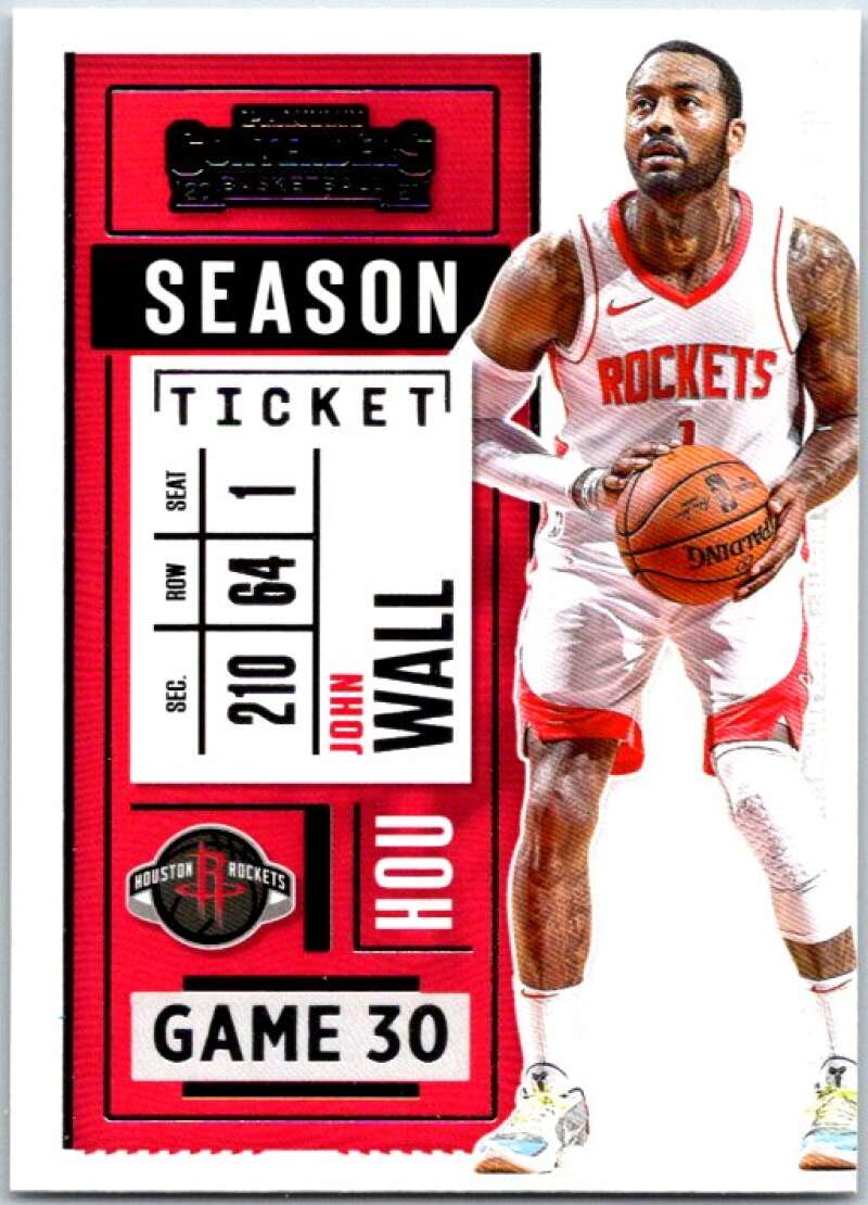 2020-21 Panini Contenders Season Ticket #53 John Wall V48364