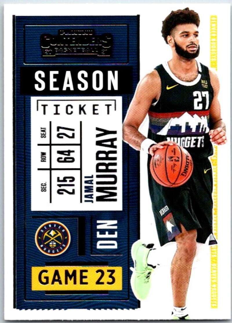 2020-21 Panini Contenders Season Ticket #65 Jamal Murray V48369