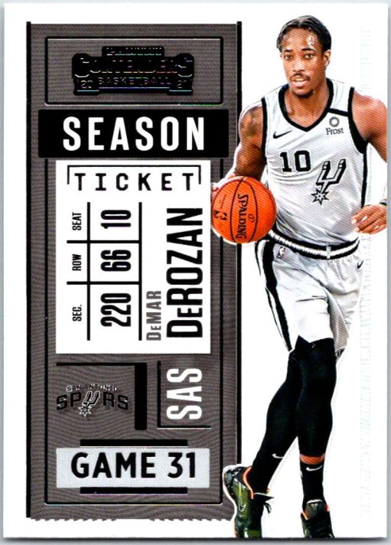 2020-21 Panini Contenders Season Ticket #66 DeMar DeRozan V48370