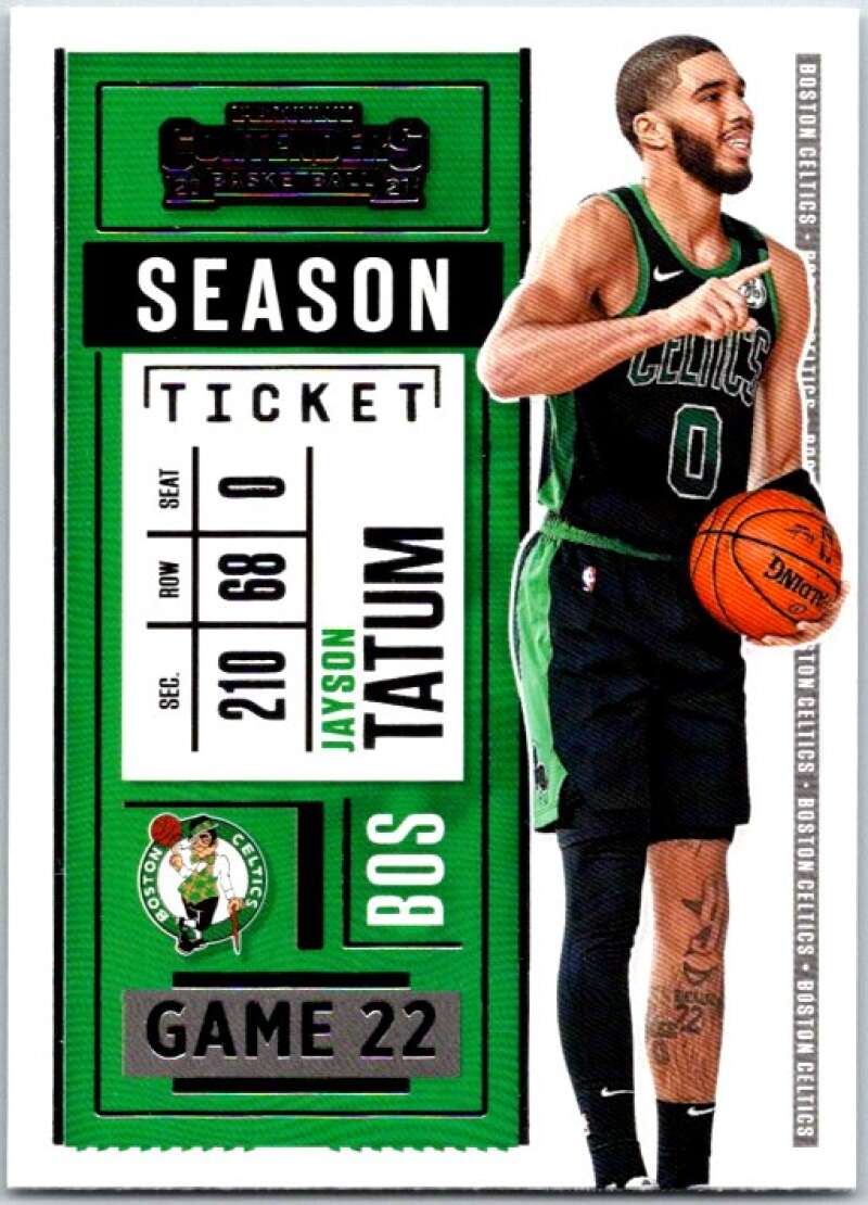 2020-21 Panini Contenders Season Ticket #87 Jayson Tatum V48375