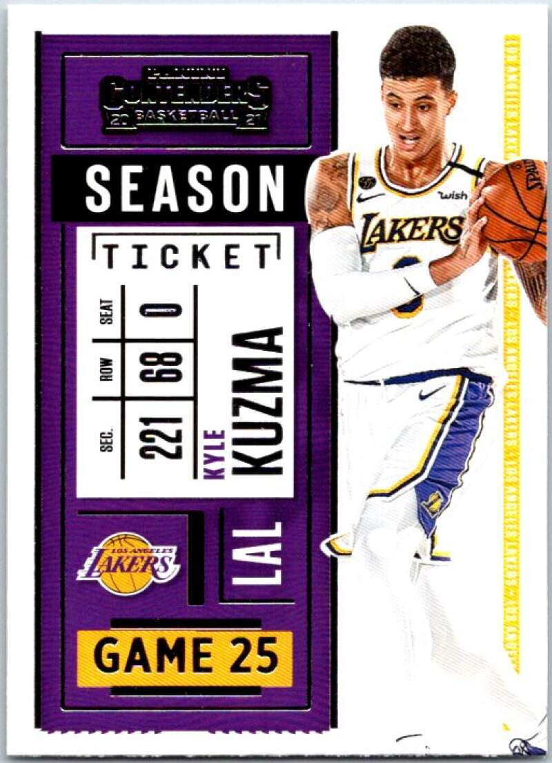 2020-21 Panini Contenders Season Ticket #100 Kyle Kuzma V48379