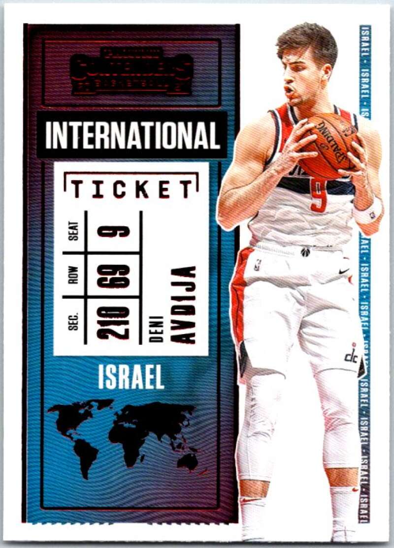 2020-21 Panini Contenders International Ticket Red #15 Deni Avdija V48380