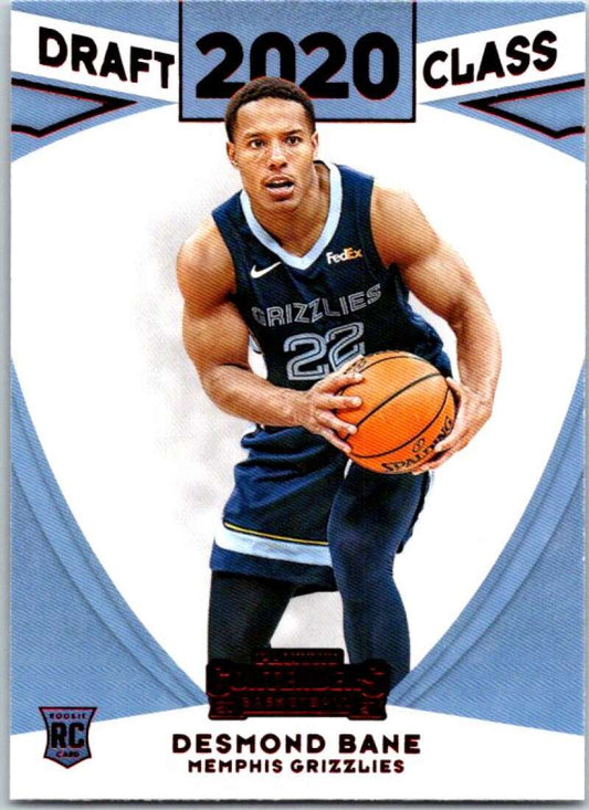 2020-21 Panini Contenders Draft Class Contenders Red #20 Desmond Bane   V48385