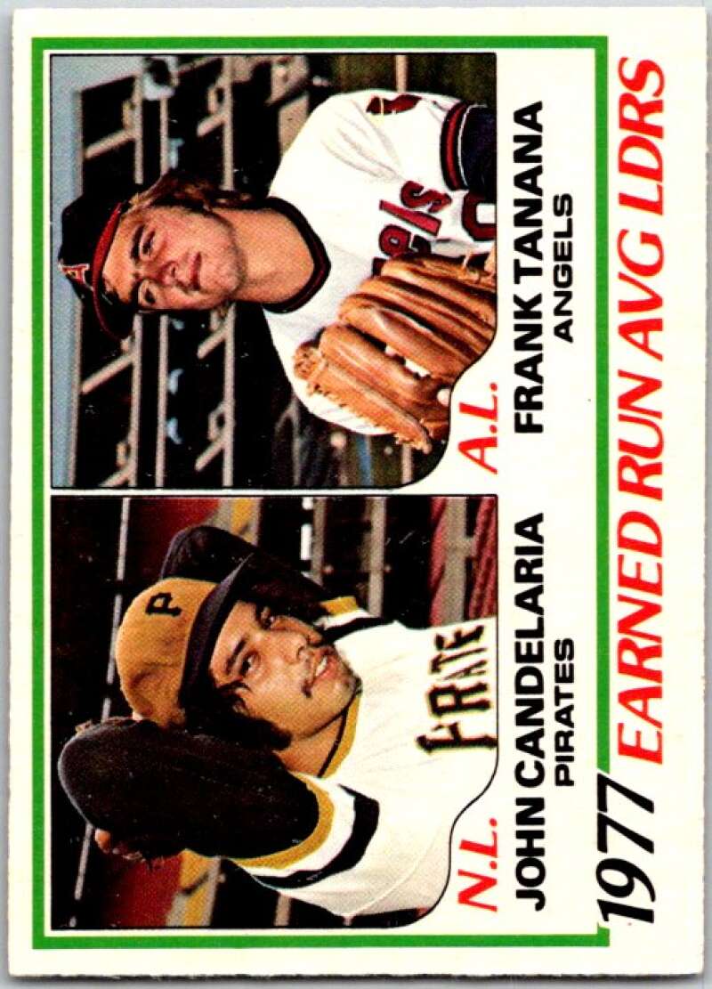 1979 O-Pee-Chee MLB #7 John Candelaria/Frank Tanana LL V48467