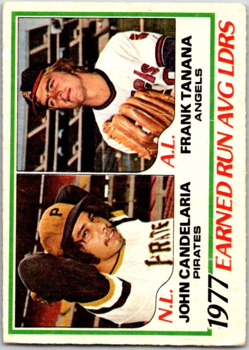 1981 O-Pee-Chee MLB #7 John Candelaria/Frank Tanana LL V48469