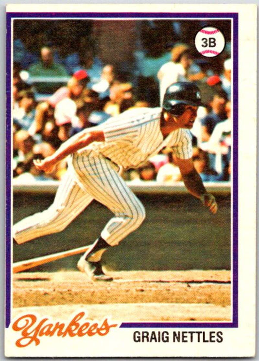 1978 O-Pee-Chee MLB #10 Graig Nettles DP  New York Yankees  V48478