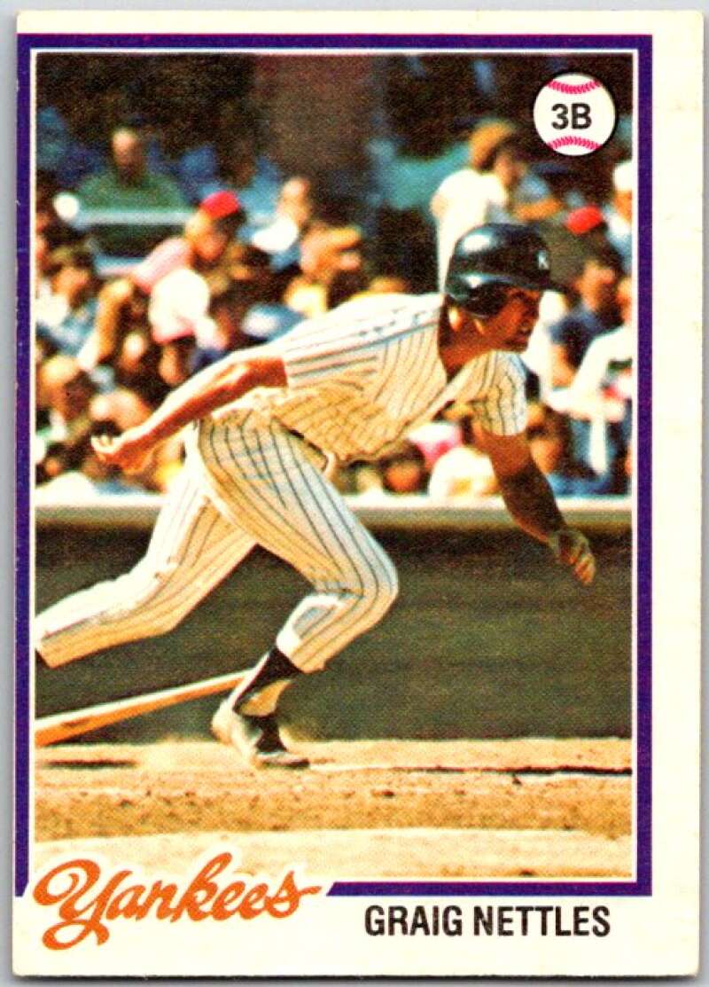 1978 O-Pee-Chee MLB #10 Graig Nettles DP New York Yankees V48478