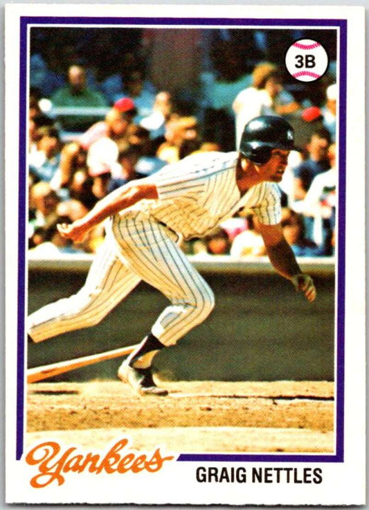 1978 O-Pee-Chee MLB #10 Graig Nettles DP  New York Yankees  V48479
