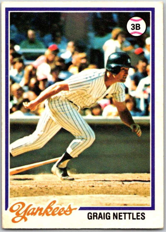 1978 O-Pee-Chee MLB #10 Graig Nettles DP  New York Yankees  V48480