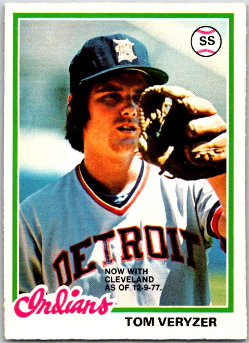 1978 O-Pee-Chee MLB #14 Tom Veryzer Indians/Tigers V48488