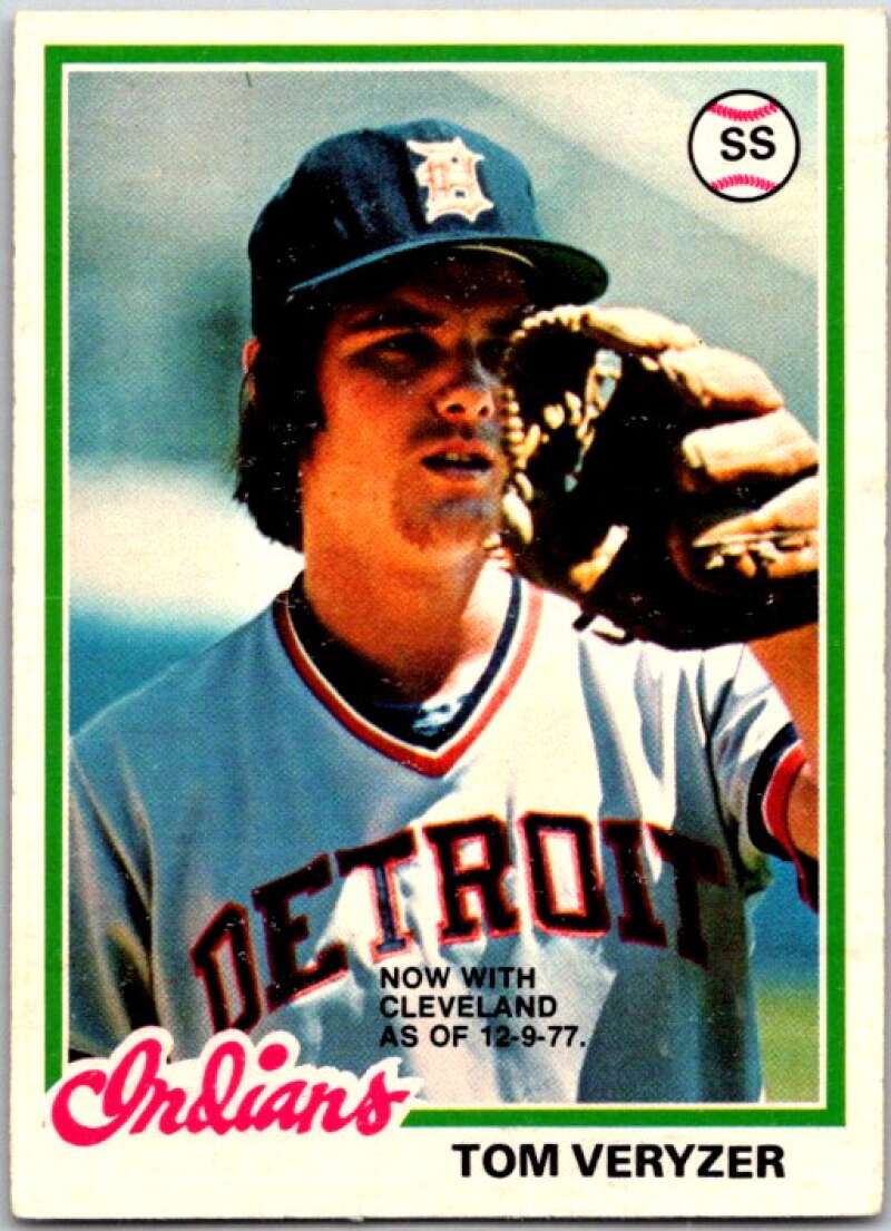 1980 O-Pee-Chee MLB #14 Tom Veryzer Indians/Tigers V48490