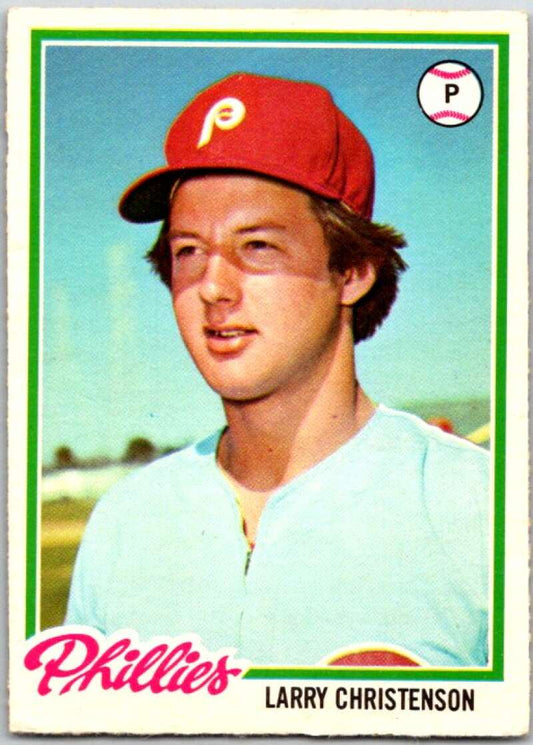 1978 O-Pee-Chee MLB #17 Larry Christenson  Philadelphia Phillies  V48495