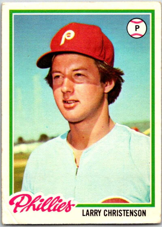 1978 O-Pee-Chee MLB #17 Larry Christenson  Philadelphia Phillies  V48496