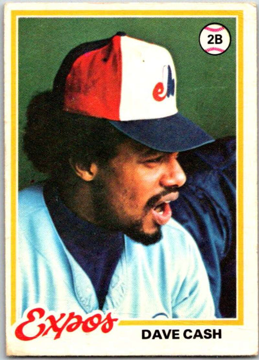 1978 O-Pee-Chee MLB #18 Dave Cash  Montreal Expos  V48497
