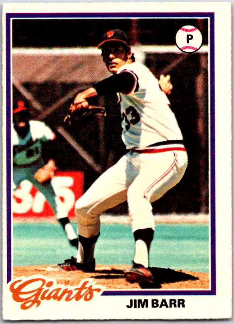 1978 O-Pee-Chee MLB #19 Jim Barr San Francisco Giants V48498
