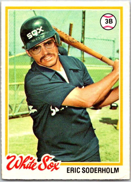 1978 O-Pee-Chee MLB #21 Eric Soderholm  Chicago White Sox  V48501