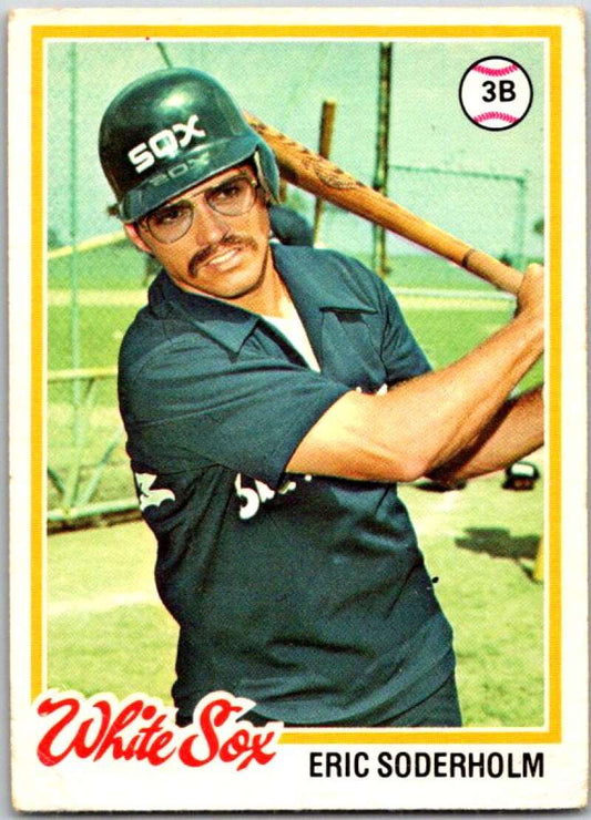 1978 O-Pee-Chee MLB #21 Eric Soderholm  Chicago White Sox  V48502