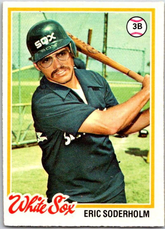 1978 O-Pee-Chee MLB #21 Eric Soderholm  Chicago White Sox  V48503