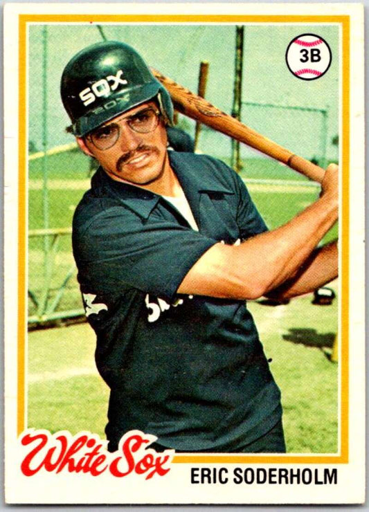 1978 O-Pee-Chee MLB #21 Eric Soderholm  Chicago White Sox  V48504