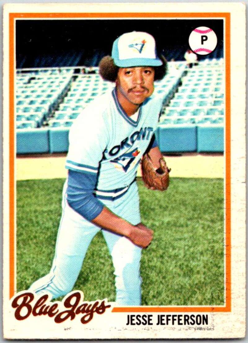 1978 O-Pee-Chee MLB #22 Jesse Jefferson Toronto Blue Jays V48507
