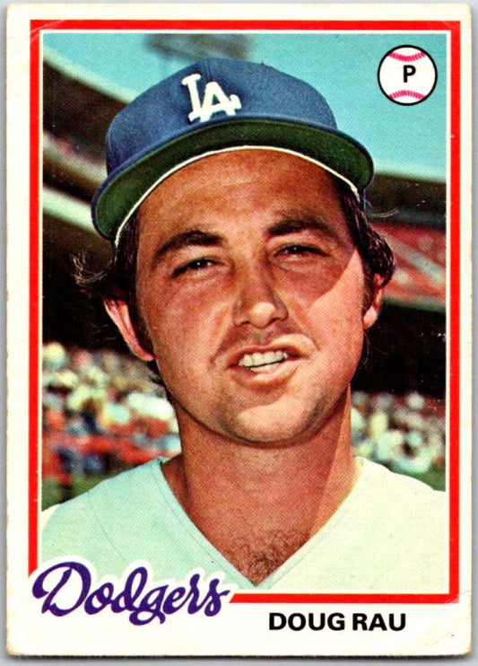 1978 O-Pee-Chee MLB #24 Doug Rau  Los Angeles Dodgers  V48510