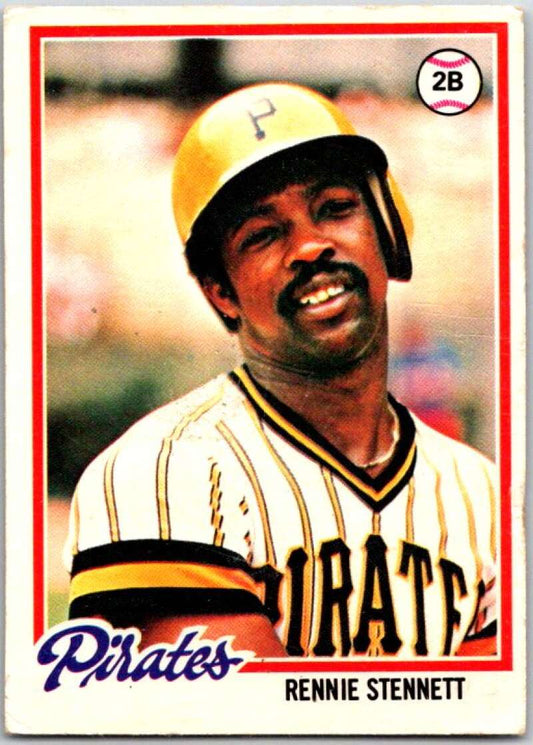 1978 O-Pee-Chee MLB #25 Rennie Stennett  Pittsburgh Pirates  V48511