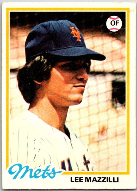 1978 O-Pee-Chee MLB #26 Lee Mazzilli  New York Mets  V48515