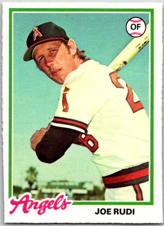 1978 O-Pee-Chee MLB #28 Joe Rudi  California Angels  V48519